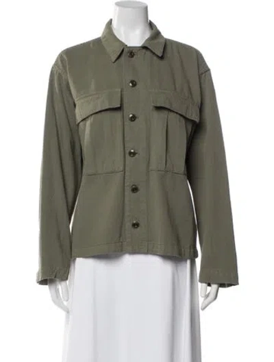 Pre-owned Re/done Utility Jacket In Green