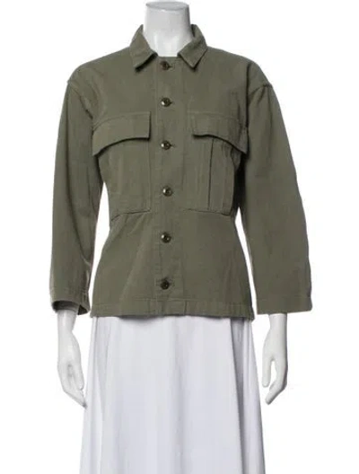 Pre-owned Re/done Utility Jacket In Green