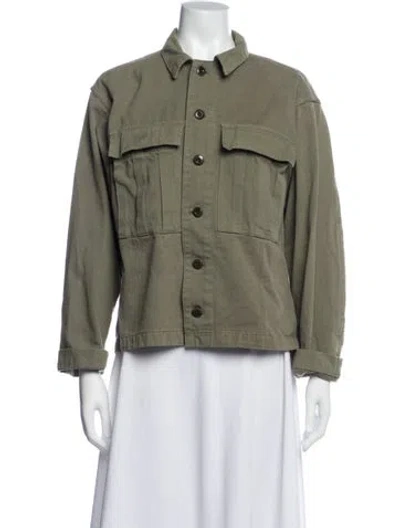 Pre-owned Re/done Utility Jacket In Green