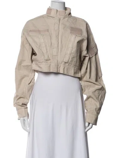 Pre-owned Re/done Utility Jacket In Neutral