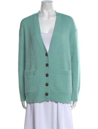 Pre-owned Re/done V-neck Sweater In Blue