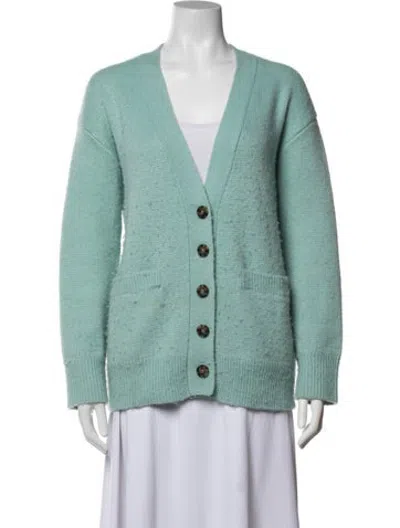 Pre-owned Re/done V-neck Sweater In Blue
