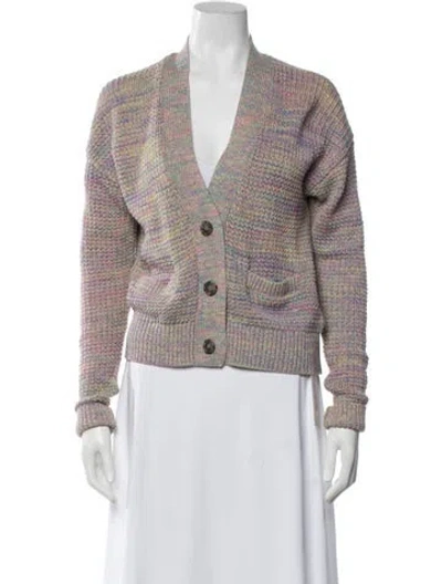 Pre-owned Re/done V-neck Sweater In Blue/pink
