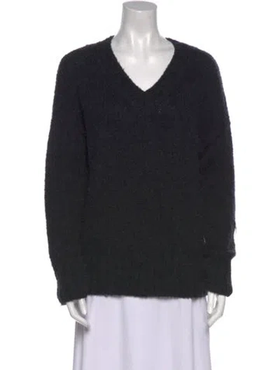 Pre-owned Re/done V-neck Sweater In Gray