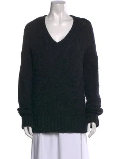 Pre-owned Re/done V-neck Sweater In Gray