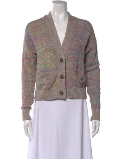 Pre-owned Re/done V-neck Sweater In Pink