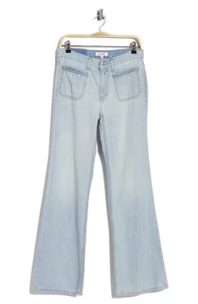 Re/done West Californian Wide Leg Jeans In Blue