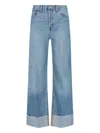 Re/done Wide Jeans In Blue