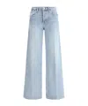 Re/done Mid-rise Wide-leg Jeans In Blue