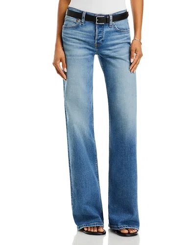 Re/done Wide Leg Jeans In West Coast Fade