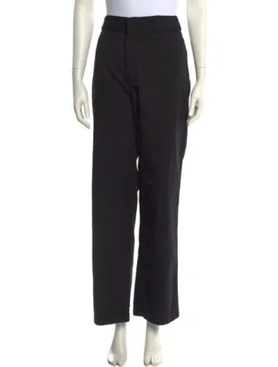 Pre-owned Re/done Wide Leg Pants In Black