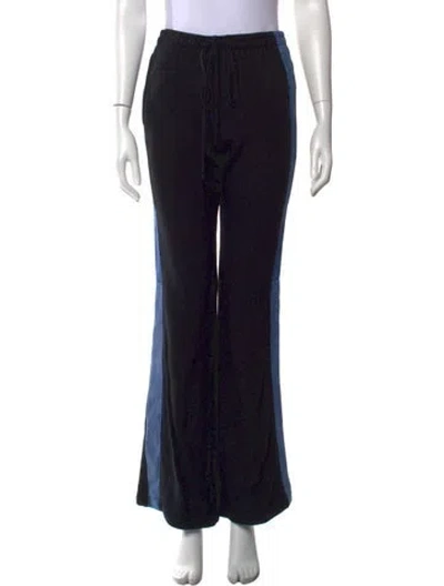 Pre-owned Re/done Wide Leg Pants In Black