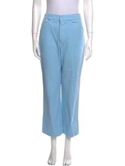 Pre-owned Re/done Wide Leg Pants In Blue