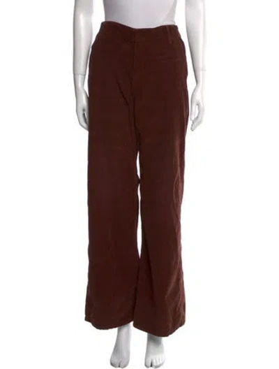 Pre-owned Re/done Wide Leg Pants In Brown