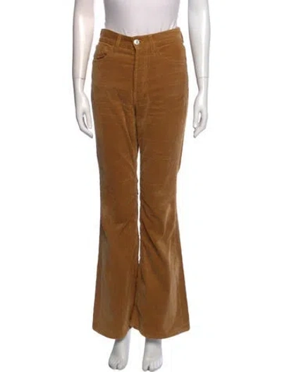 Pre-owned Re/done Wide Leg Pants In Brown