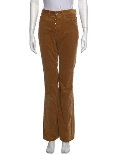 Pre-owned Re/done Wide Leg Pants In Brown