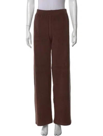 Pre-owned Re/done Wide Leg Pants In Brown