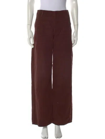 Pre-owned Re/done Wide Leg Pants In Brown