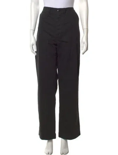 Pre-owned Re/done Wide Leg Pants In Green