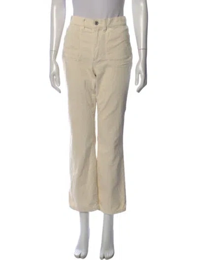 Pre-owned Re/done Wide Leg Pants In Neutral