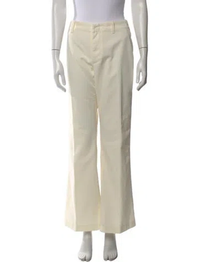 Pre-owned Re/done Wide Leg Pants In Neutral