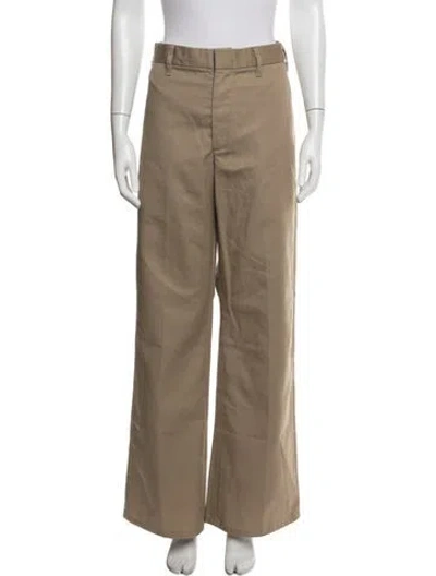Pre-owned Re/done Wide Leg Pants In Neutral