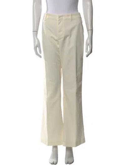 Pre-owned Re/done Wide Leg Pants In Neutral