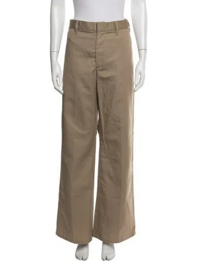 Pre-owned Re/done Wide Leg Pants In Neutrals