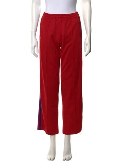 Pre-owned Re/done Wide Leg Pants In Red
