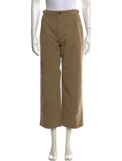 Pre-owned Re/done Wide Leg Pants W/ Tags In Brown