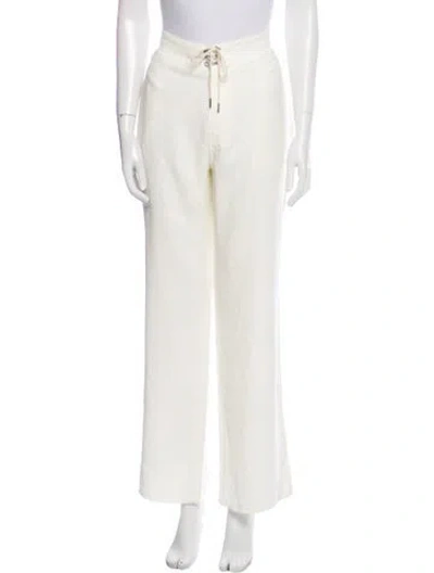 Pre-owned Re/done Wide Leg Pants In White