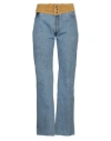 Re/done With Levi's Woman Jeans Blue Size 30 Cotton In Blue