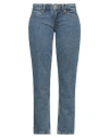 Re/done Woman Jeans Blue Size 29 Organic Cotton In Blue