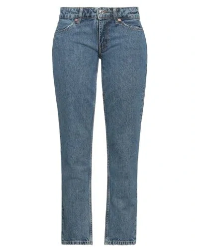 Re/done Woman Jeans Blue Size 29 Organic Cotton