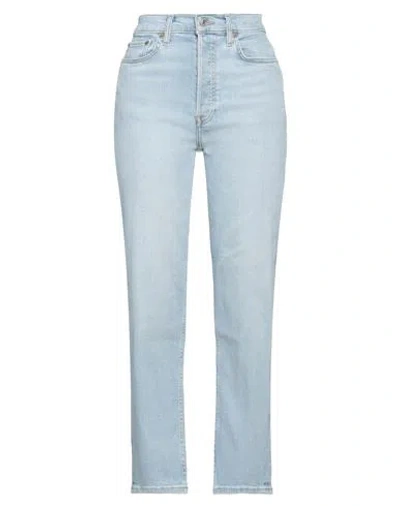 Re/done Woman Jeans Blue Size 27 Cotton, Polyester, Elastane