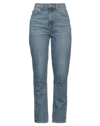 Re/done Woman Jeans Blue Size 28 Cotton