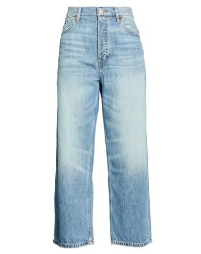 Re/done Woman Jeans Blue Size 29 Cotton, Lyocell
