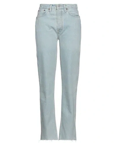 Re/done Woman Jeans Blue Size 29 Organic Cotton
