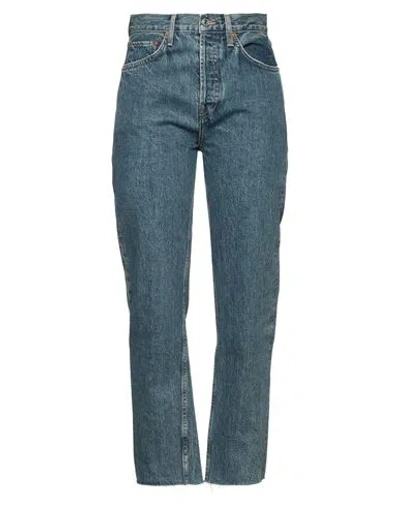 Re/done Woman Jeans Blue Size 30 Cotton