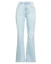Re/done Woman Jeans Blue Size 30 Cotton, Polyester, Elastane In Blue