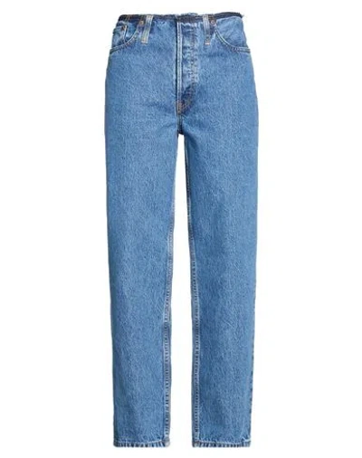 Re/done Woman Jeans Blue Size 30 Organic Cotton