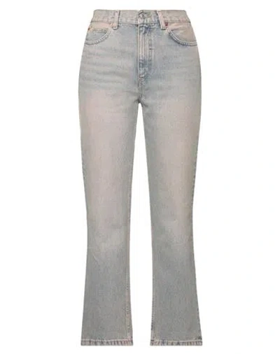Re/done Woman Jeans Sand Size 29 Cotton In Beige