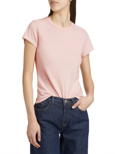 Re/done Women's 60s Slim T-shirt In Pink