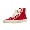 Re/done Women's 90's High Top Sneakers In Red In Multi