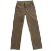 Re/done Women's 90s High Rise Loose Jeans In Washed Chocolate In Brown