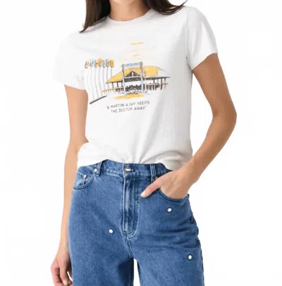 Re/done Women's Classic Top In Vintage White In Neutral