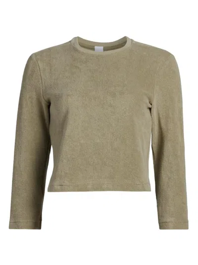 Re/done Women's Cotton Terry Boxy-fit T-shirt