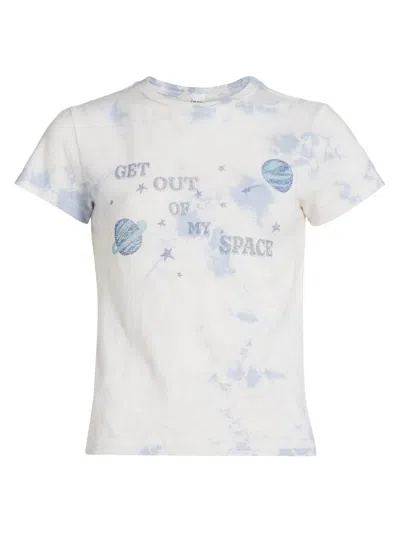 Re/done Women's My Space Tie-dye Cotton T-shirt