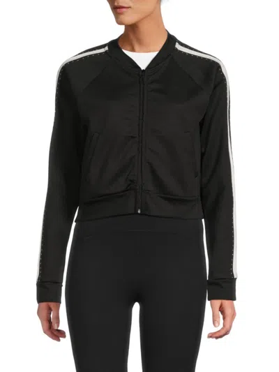 Re/done Women's Sunland Bomber Jacket In Black