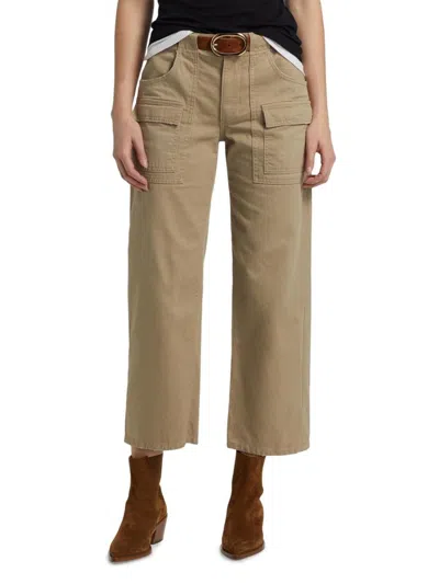 Re/done Women's The Arizona Cotton Cargo Pants In Multi